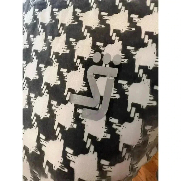 shane justin crop top velvet houndstooth size xl - Picture 6 of 8